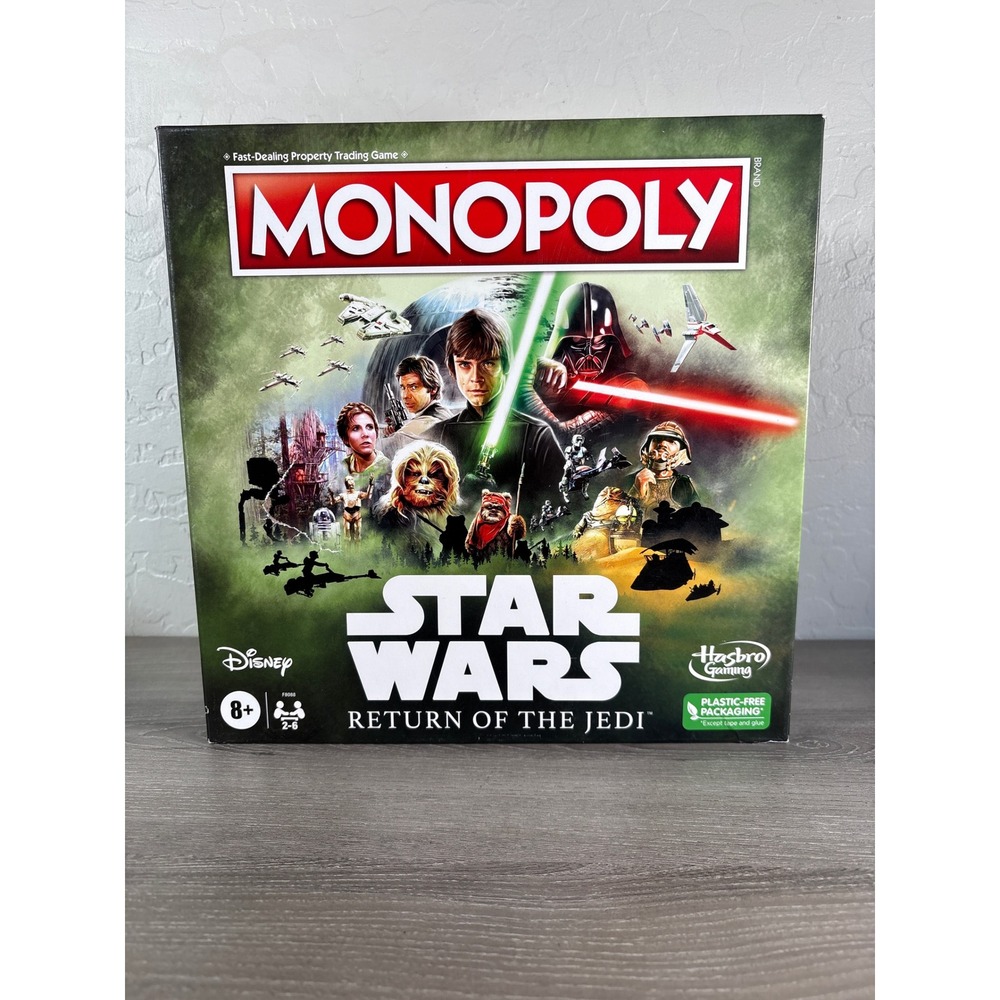 Monopoly Star Wars Return of the Jedi Board Game Hasbro F8088 40th Anniversary